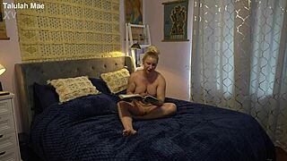 blonde big tits wife swallows husband's cumshot facial after wet blowjob