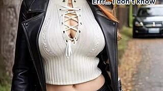 hey wanna see me escape friendzone in leather jerk off dream?