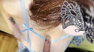 samantha bbw blue lingerie creampie fuck huge tits bouncing 😍💦