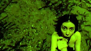 sissi gags on my cock outdoors then takes facial cum 😈💦