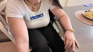 big ass turkish stepsis gets fucked doggy by stepbro after lunch juicy homemade