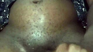 Sexyjayla254's huge Kenyan BBC crossdresser unloads multiple cumshots solo