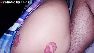 shoved dildo deep in frida's ass she's such a nympho slut