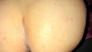 Horny Muslim girlfriend bends over for intense doggystyle pounding!