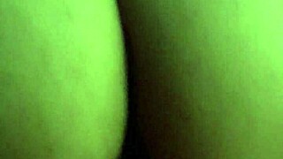 Big ass brunette girlfriend rides cock cowgirl with condom