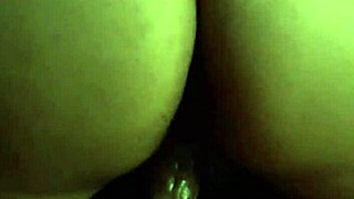 Big ass brunette girlfriend rides cock cowgirl with condom