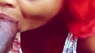 redhead ebony slut chokes on law student cock then we fuck in the public park