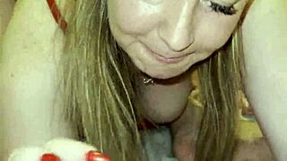 stepmom, suck my cock good with both hands now!!