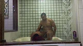 morena's first hydro massage! 😍💦🔥