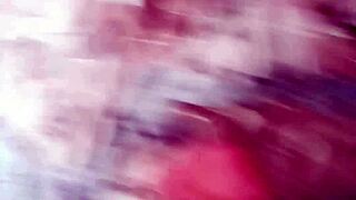 Hidden dress lift teases real Latina's intimate homemade bareback moment with neighbor