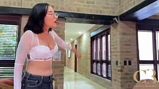 Jealous Bitches Act II Emma Harries Intense Interracial Cowgirl Ride