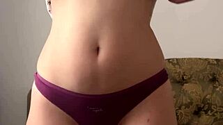 Wanna see this cute 18+ teen finger her shaved pussy to orgasm?