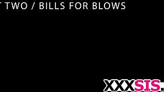 Stepsis Bailey Brooke Gags on Monster Cock!