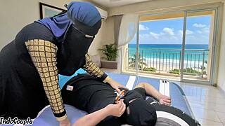 stepmom catches stepson staring at beach house and begs for passionate wet pussy ride