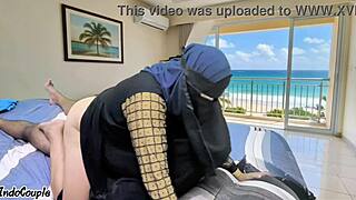 stepmom catches stepson staring at beach house and begs for passionate wet pussy ride