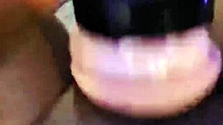 you gotta see this monster black cock solo toy explosion