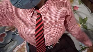 desi priya begs stepbrother to fuck only her juicy pussy with hindi licking