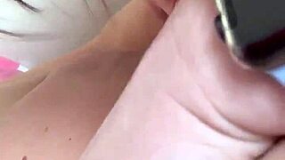 candid sandra's hidden cam catches her first amateur sex tape with close-up pussy action