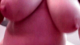 Whoa, Dawnskye1962's dirty panties modeling huge tits belly tease