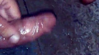 What hidden climax builds during this homemade masturbation session?