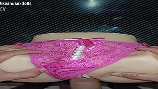 trailer candy's pink pearl thong leads to deep anal pounding