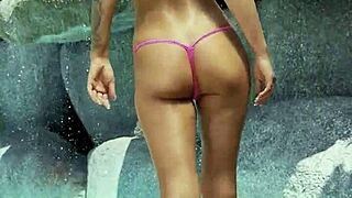 uhh hot monika fox, bikini poses got me in exotic spots free 😩