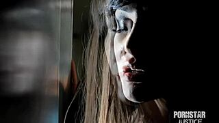 omg sexy lisa ann drains huge justice cock bareback 😍🍆