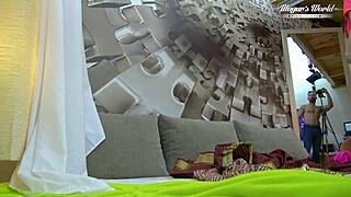 behind the scenes glimpse what happens when tiny titted nesty bares it all for intense action