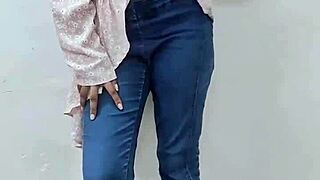 Solo Indian Hottie Plays With Boobs And Juicy Pussy