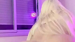 i love slapping my huge tits while huge dildo soaks my wet pussy