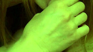 Girlfriend deep sucks my throbbing cock swallows full cum load