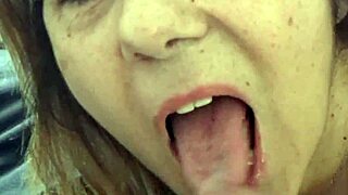 teresa jones loves slurping cock as it cums hard