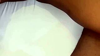 i slowly peel off my black panties in bedroom feeling sexy af