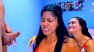 Slut stepsis slurps stepbro's cock deep