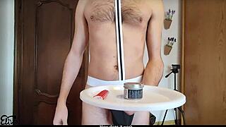 wanna feel that hot wax burn on her sexy ass in hotel room?