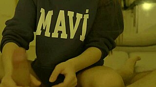 Girl Next Door TASTES HUGE COCK SPERM With Clothes On