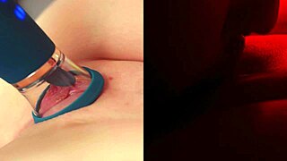 muscular guy licks her clit so real like a tongue on wet pussy