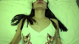 Adorable Brunette Classmate Fucks Huge Pussy On Camera