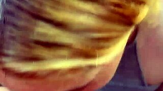 Latina slut deepthroats massive black cock with big natural tits