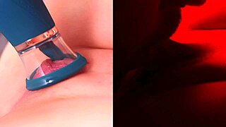 muscular guy licks her clit so real like a tongue on wet pussy