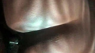 Big tits ebony babe bent over for romantic hardcore doggystyle fucking till deep creampie orgasm