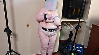 slut sub fern's udder gets busted in slow mo tit torment roleplay