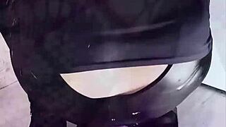 Sissy Shemale Slut Worships Ass in Wild Fetish Compilation