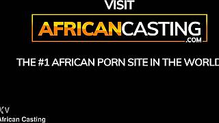 hungry african amateur trades blowjob for a hot meal