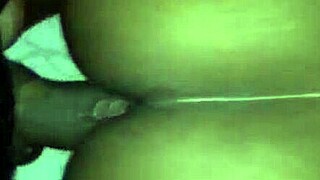 Young black babe gets destroyed doggystyle by huge black monster cock