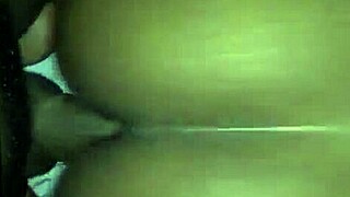 Young black babe gets destroyed doggystyle by huge black monster cock