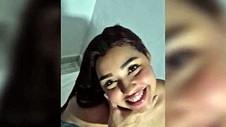 housewife slips off thong while cleaning kitchen for hubby sex romp