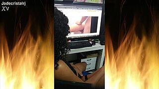 hey, check out jade's spectacular brunette curves slutty ass big tits flashing in fishnets