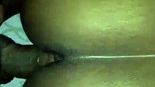 Young black babe gets destroyed doggystyle by huge black monster cock