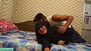 sasur ji bends over new young wife for hardcore doggystyle creampie